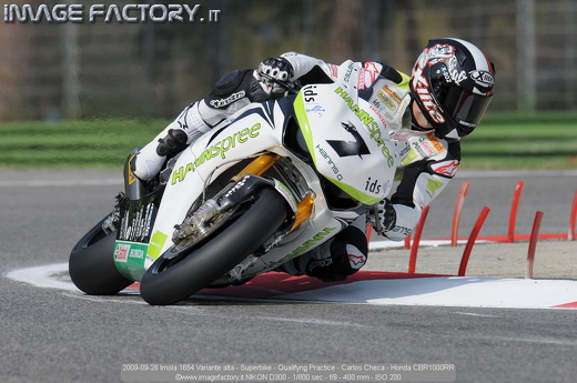 2009-09-26 Imola 1654 Variante alta - Superbike - Qualifyng Practice - Carlos Checa - Honda CBR1000RR